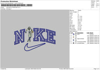 Nike Micah P Embroidery File 6 sizes