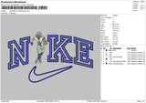 Nike Micah P Embroidery File 6 sizes