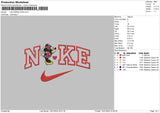 Nike Minniekiss Embroidery File 6 sizes