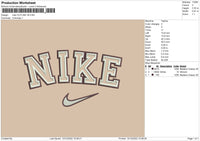 Nike Outline V8 Embroidery File 6 sizes