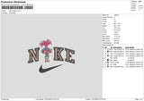 Nike Poppy 01 Embroidery File 6 sizes