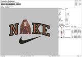 Nike Scarlet Embroidery File 6 sizes