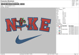 Nike Spider V4 Embroidery File 6 sizes