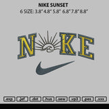 Nike Sunset Embroider File 6 sizes