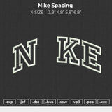 Nike Spacing Embroidery