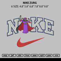 Nike Zurg Embroidery File 6 sizes