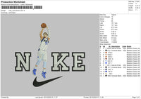 Nike Player Luka Embroidery File 6 sizes