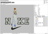 Nike Player Luka Embroidery File 6 sizes