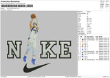 Nike Player Luka Embroidery File 6 sizes