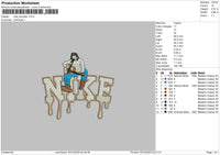 Nike Acoustic Embroidery File 6 sizes