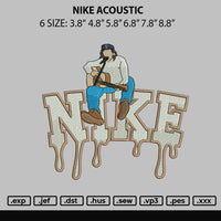 Nike Acoustic Embroidery File 6 sizes