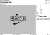 Nike Adams Embroidery File 6 sizes