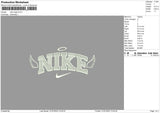 Nike Angel White Embroidery File 6 sizes