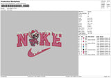 Nike Angel Xmas V4 Embroidery File 6 sizes