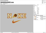 Nike Basket 2201 Embroidery File 6 sizes