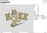 Nike Bingo 03 Embroidery File 6 sizes