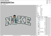 Night Boogie V2 Embroidery File 6 sizes