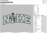 Night Boogie V2 Embroidery File 6 sizes