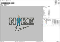 Nike Boy V2 Embroidery File 6 sizes