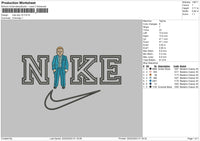 Nike Boy V2 Embroidery File 6 sizes