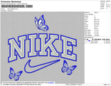 Nike Butterfly Embroidery