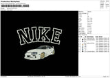 NIKE Car 0412 Embroidery File 6 sizes