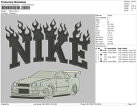 Nike Car Embroidery