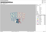 Nike Care B Embroidery File 6 sizes