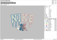 Nike Care B Embroidery File 6 sizes