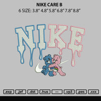 Nike Care B Embroidery File 6 sizes