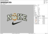 Nike Cat V3 Embroidery File 6 sizes