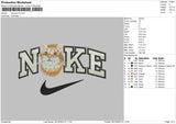 Nike Cat V3 Embroidery File 6 sizes