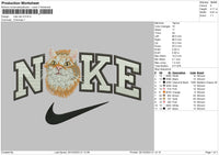 Nike Cat V3 Embroidery File 6 sizes