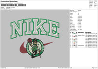 Nike Celtic Embroidery File 6 sizes