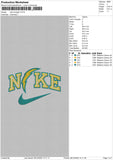 Nike Chargerf Embroidery File 6 sizes