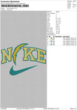 Nike Chargerf Embroidery File 6 sizes