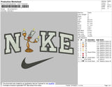 Nike Candle Embroidery