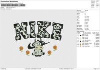 Nike Cow Sun Flower Embroidery