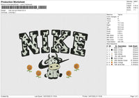 Nike Cow Sun Flower Embroidery