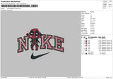 Nike Dead Chibi Embroidery File 6 sizes