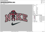 Nike Dead Chibi Embroidery File 6 sizes