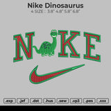 Nike Dinosaurus Embroidery