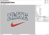 Nikedodgers V2 Embroidery File 6 sizes