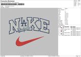 Nikedodgers V2 Embroidery File 6 sizes