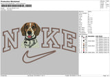 Nike Dog 2912 Embroidery File 6 sizes