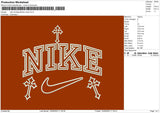 Nike Doublecross Embroidery File 6 sizes