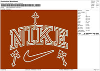 Nike Doublecross Embroidery File 6 sizes