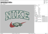 Nike Eagle Embroidery File 6 sizes