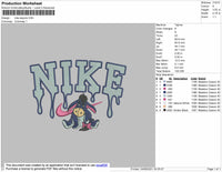 Nike Eeyore Embroidery