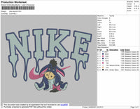 Nike Eeyore Embroidery